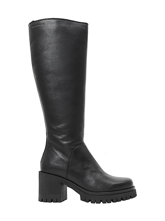 Ylva Tall Block Heel ādas zābaki