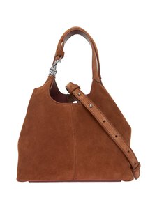 Coccinelle - Nahkkott C-Easy Suede Mini Top Handle - W11 COGNAC/COGNAC | Stockmann