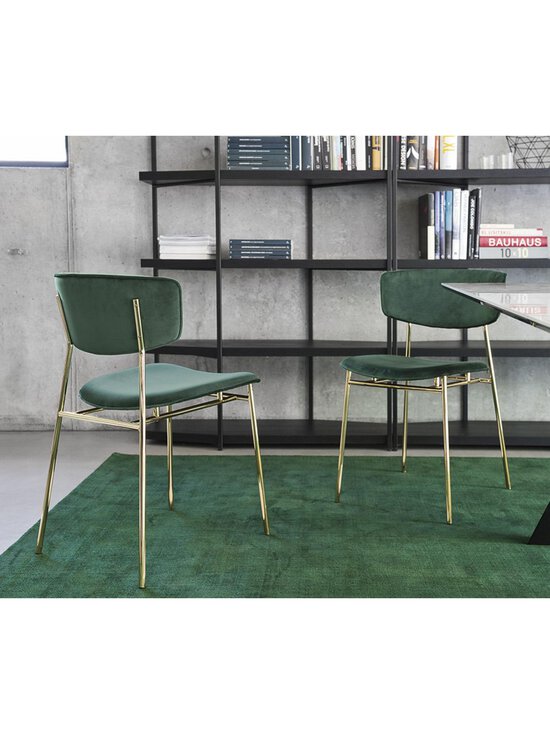 Calligaris - Fifties-tuoli punainen sametti/messinki - BEIGE | Stockmann - photo 4