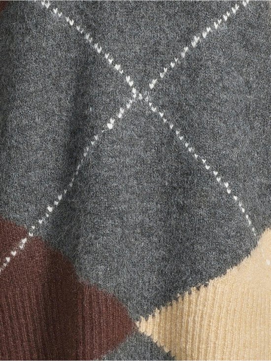 Object - ObjZena-neule - DARK GREY MELANGE PATTERN:SEAL BROWN/TANNIN/CLOUD DANCER | Stockmann - photo 4