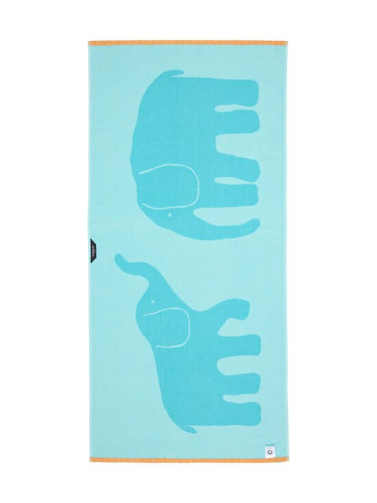 Finlayson - Elefantti Vapaa organiskās kokvilnas dvielis, 70 x 150 cm - TURQUOISE/ORANGE - photo 3 Finlayson - Elefantti Vapaa organiskās kokvilnas dvielis, 70 x 150 cm - TURQUOISE/ORANGE | Stockmann - photo 3