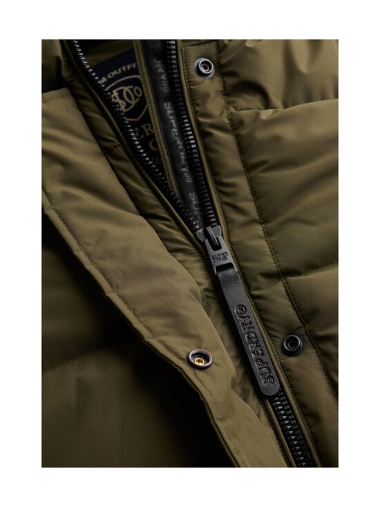 Superdry - Hooded Sports Puffer Mid -toppatakki - GVK WASHED KHAKI | Stockmann - photo 4