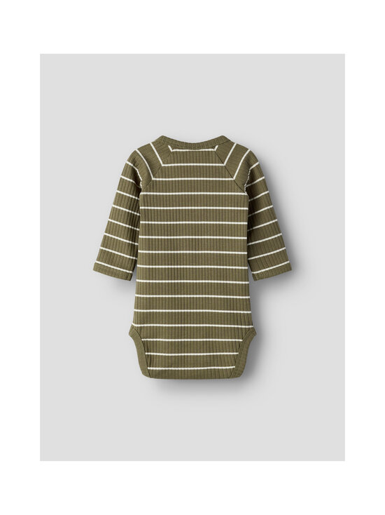 Lil' Atelier - Bodi NbmKail Slim - SHITAKE STRIPES:TURTLEDOVE | Stockmann - photo 2