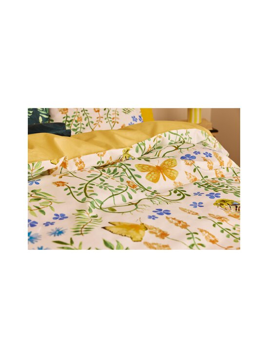 Finlayson - Puutarhajuhla-satiinipussilakanasetti - PETROL / YELLOW | Stockmann - photo 2