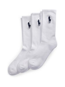 Polo Ralph Lauren - Sokid Big Pony,  3 paari - 3H7D WHITE 100 Polo Ralph Lauren - Sokid Big Pony,  3 paari - 3H7D WHITE 100 | Stockmann