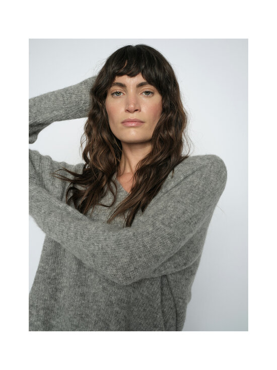 MOS MOSH - MMThora V-Neck -neule - 919 GREY MELANGE | Stockmann - photo 4
