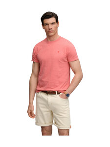 Superdry - Logo Embroidery t-paita - O3Y PUNCH PINK MARL/DARK PINK | Stockmann