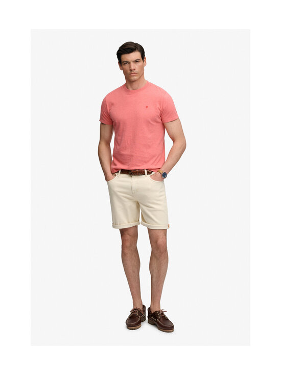 Superdry - Logo Embroidery t-paita - O3Y PUNCH PINK MARL/DARK PINK | Stockmann - photo 4