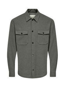 Only & Sons - OnsMark Brushed Overshirt -paita - BELUGA | Stockmann