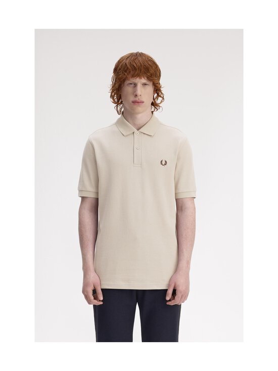 Fred Perry - Logo-pikeepaita - Z87 WARM OAT / BURNT TOBACCO | Stockmann - photo 3