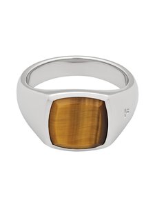 TOM WOOD - Kay Tiger Eye -sormus - SILVER | Stockmann