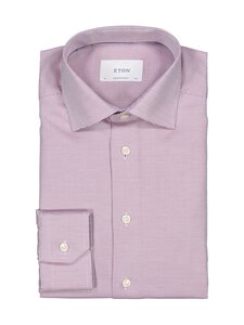 Eton - Contemporary Fit Semi Solid -kauluspaita - 56 RED | Stockmann