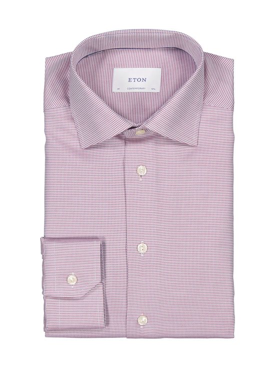 Eton - Contemporary Fit Semi Solid -kauluspaita - 56 RED | Stockmann - photo 1