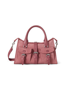 Mulberry - Small Roxanne Suede -laukku - J647 PINK SCRUMPY | Stockmann