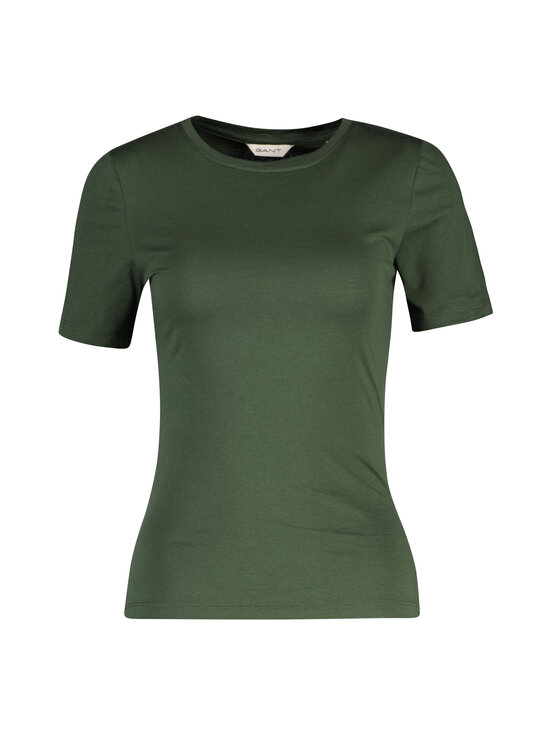 GANT - Light Cotton -t-paita - 377 MOSSY GREEN | Stockmann - photo 1