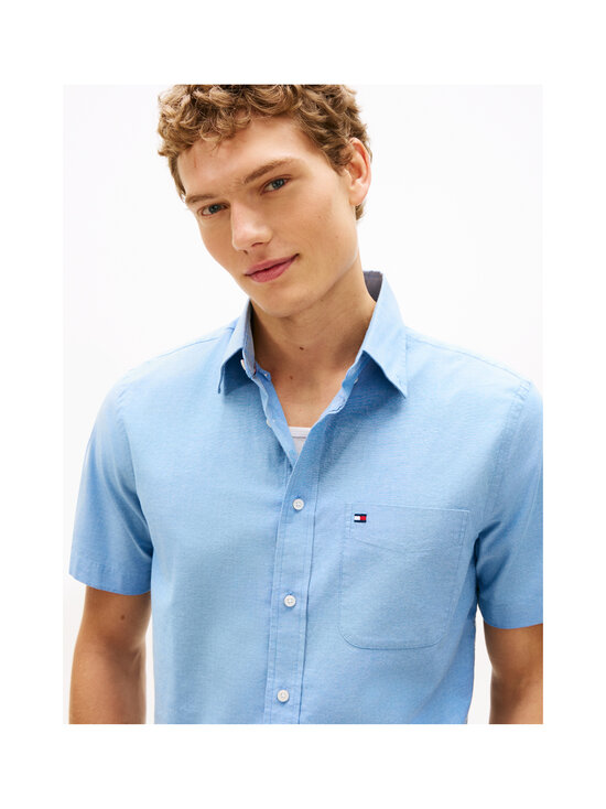 Tommy Hilfiger - Light Solid krekls ar apkakli - 0GY SHIRT BLUE | Stockmann - photo 4