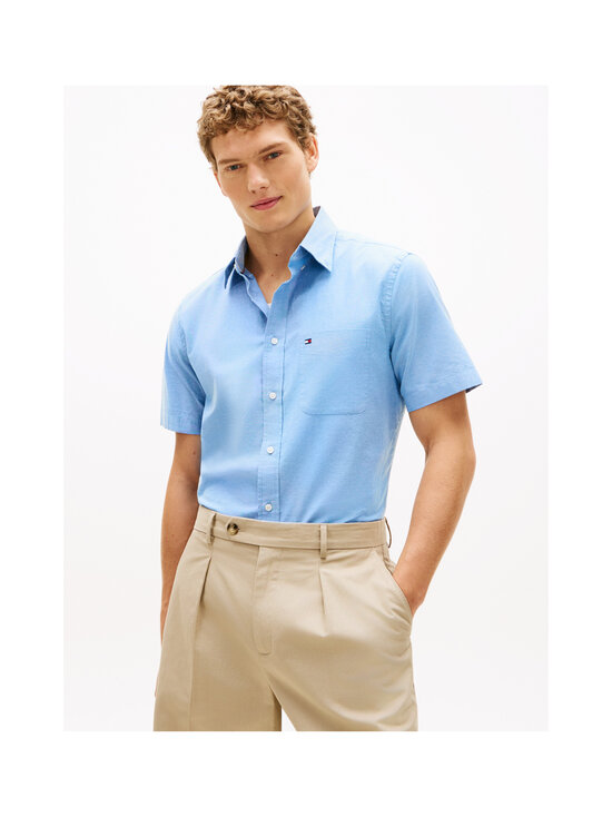 Tommy Hilfiger - Light Solid krekls ar apkakli - 0GY SHIRT BLUE | Stockmann - photo 5
