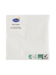 Duni - Servetti 24 x 24 cm - ICE WHITE (VALKOINEN) | Stockmann