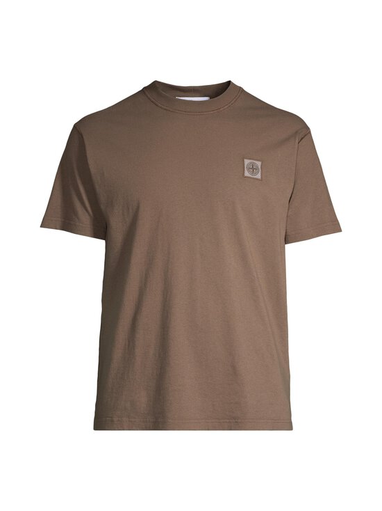 Stone Island - Logo t-paita - V007C SHADOW BROWN | Stockmann - photo 1