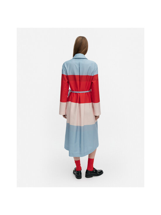 Marimekko - Luomus Hennika mēteļkleita - 335 RED LIGHT PINK LIGHT BLUE | Stockmann - photo 5