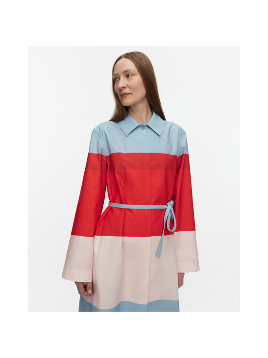 Marimekko - Luomus Hennika mēteļkleita - 335 RED LIGHT PINK LIGHT BLUE | Stockmann - photo 6
