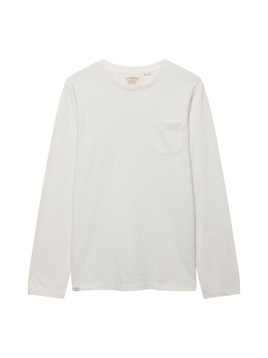Superdry - Cotton Linen Pocket t-paita - K3Y LIME WHITE | Stockmann - photo 1