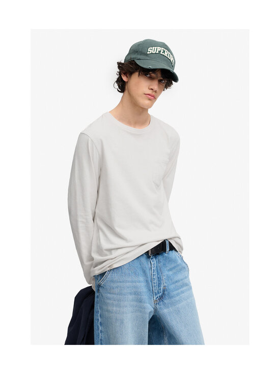 Superdry - Cotton Linen Pocket t-paita - K3Y LIME WHITE | Stockmann - photo 2