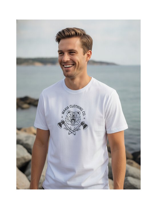 Makia - Kontio t-paita - 001 WHITE | Stockmann - photo 5