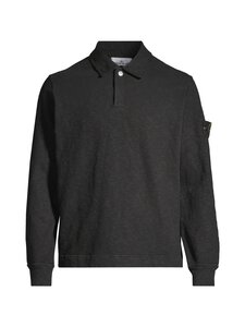Stone Island - Pitkähihainen pikeepaita - V0029 BLACK | Stockmann