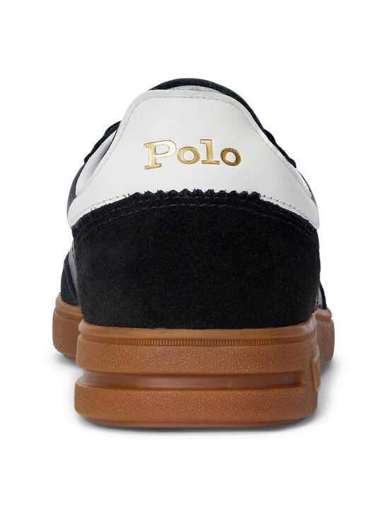 Polo Ralph Lauren - Bedford Low Top -nahkasneakerit - BLACK/WHITE | Stockmann - photo 4