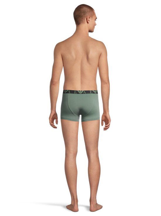 Emporio Armani - Bokserialushousut 3-pack - M7231 GREEN/BLK/LG MEL GRE | Stockmann - photo 4