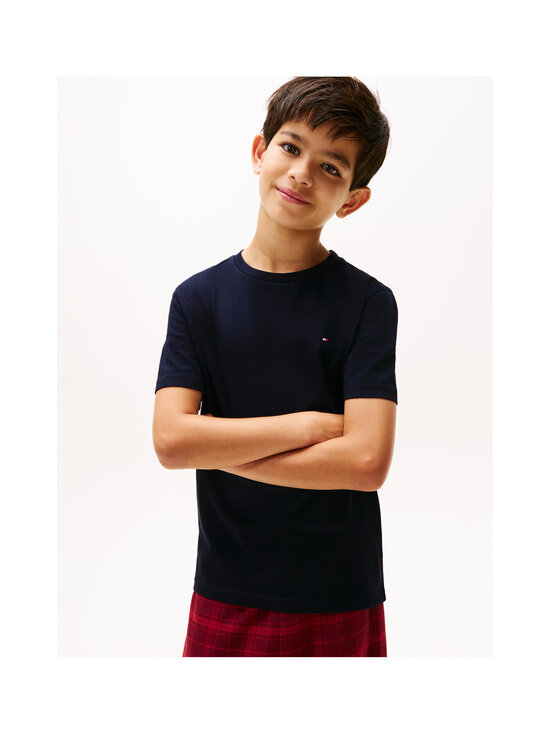 Tommy Hilfiger - Cotton t-paita 2-pack - 0S0 NAVY BLUE/WHITE | Stockmann - photo 7