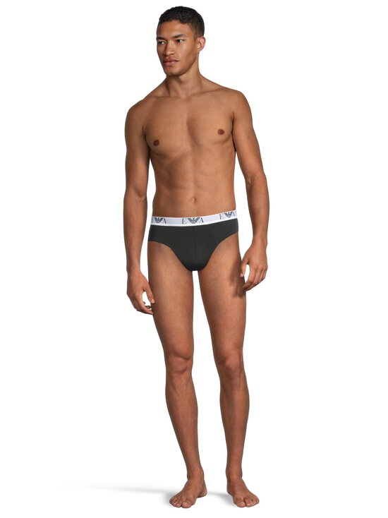 Emporio Armani - Bold Monogram -alushousut 3-pack - MC061 MC061 BLACK/BLACK/BLACK | Stockmann - photo 3