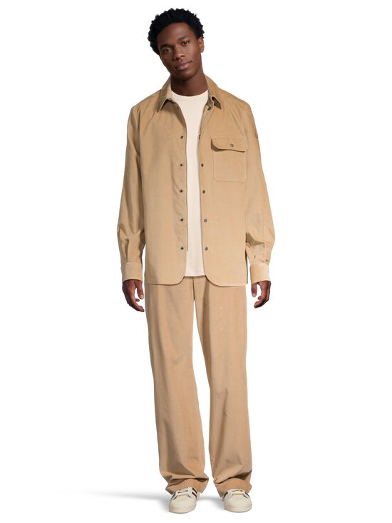 Moncler - Vakosamettikauluspaita - 236 MEDIUM BEIGE | Stockmann - photo 2