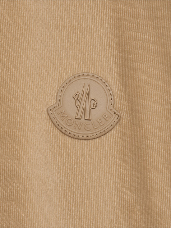 Moncler - Vakosamettikauluspaita - 236 MEDIUM BEIGE | Stockmann - photo 6