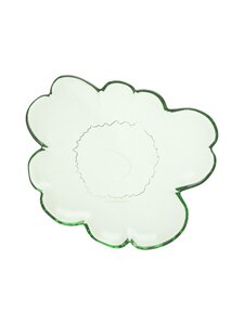 Marimekko - Unikko-lasilautanen 20 cm - GREEN | Stockmann