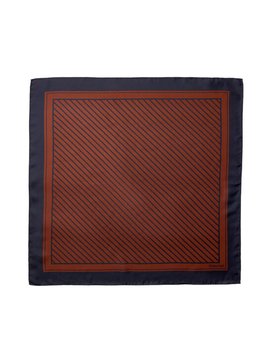 Selected - Svītrains zīda lakats - CHERRY MAHOGANY | Stockmann - photo 1