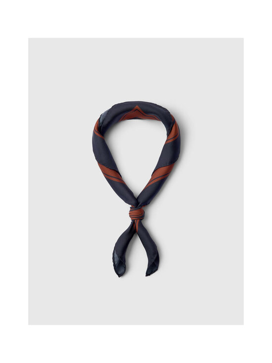 Selected - Svītrains zīda lakats - CHERRY MAHOGANY | Stockmann - photo 2