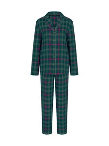 Triumph - Boyfriend Checks -pyjama - M010 GRREN - DARK COMBINATION | Stockmann