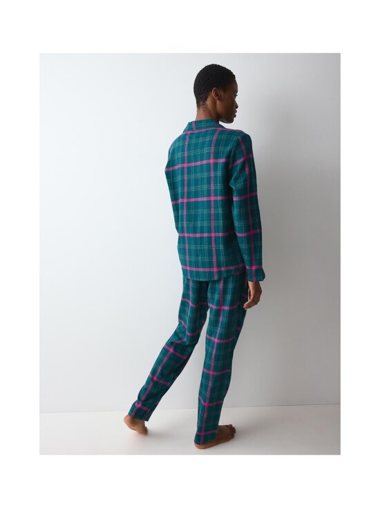 Triumph - Boyfriend Checks -pyjama - M010 GRREN - DARK COMBINATION | Stockmann - photo 3