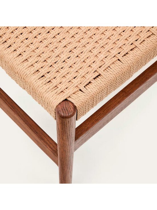 Kave Home - Zaide-penkki pähkinä/paperinaru L 120 cm - BROWN | Stockmann - photo 4