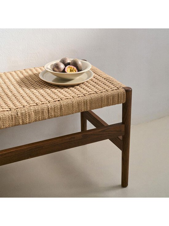 Kave Home - Zaide-penkki pähkinä/paperinaru L 120 cm - BROWN | Stockmann - photo 5