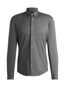 BOSS - Roan Slim Fit Kent -kauluspaita - 001 BLACK | Stockmann