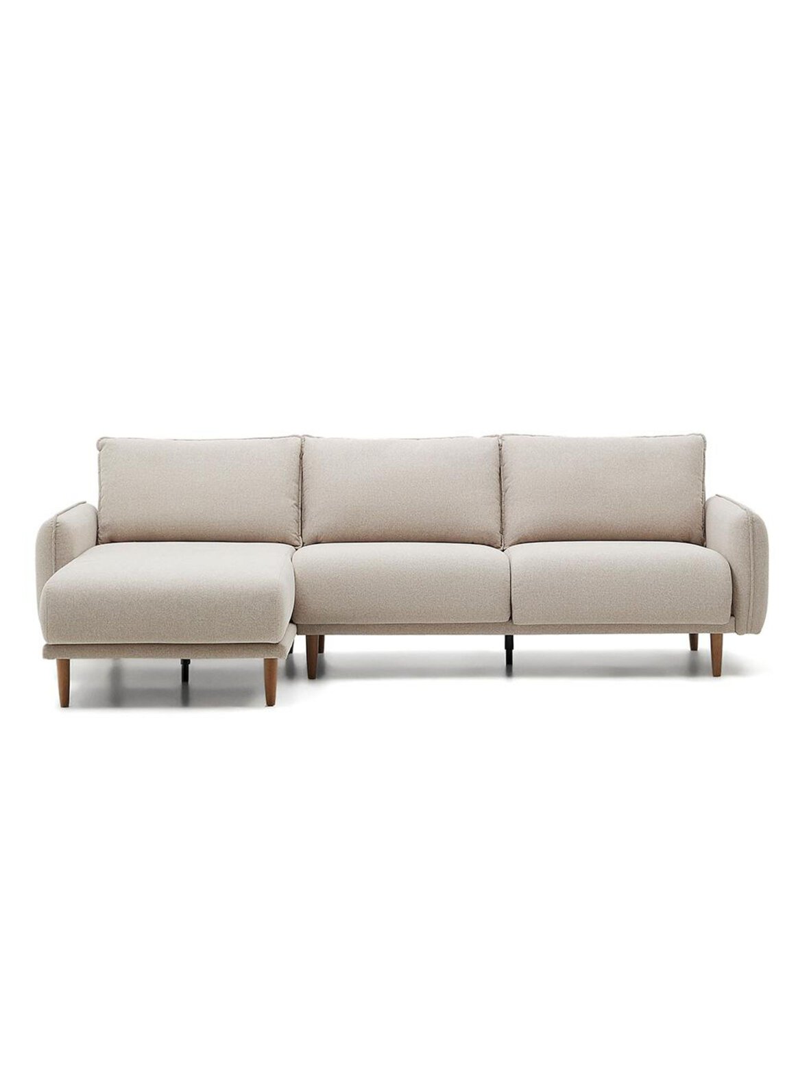 Carlota-divaanisohva beige/pyökki l 262 cm