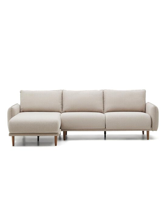 Kave Home - Carlota-divaanisohva beige/pyökki L 262 cm - BEIGE | Stockmann - photo 1