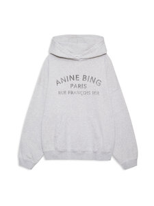 Anine Bing - Harvey Paris Stencil -huppari - GRY1 HEATHER GREY | Stockmann