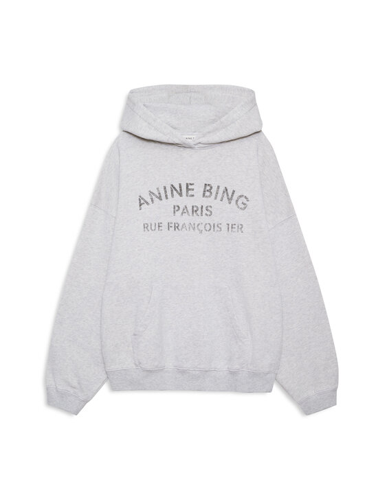 Anine Bing - Harvey Paris Stencil -huppari - GRY1 HEATHER GREY | Stockmann - photo 1