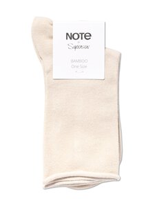 Note - Bamboo Roll - kiristämättömät sukat - 410 LT. BEIGE | Stockmann