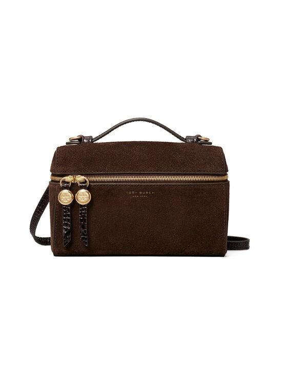 Tory Burch - Kott Romy Suede Slim Top - 200 DARK COCOA | Stockmann - photo 1