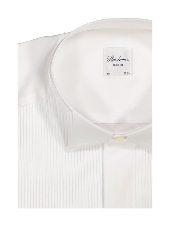 Stenströms - Tuxedo Slimline Pleats French Cuffs -kauluspaita - 000 WHITE | Stockmann - photo 2